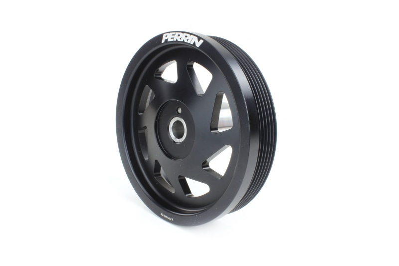 Toyota GR86 Crank Pulley - Perrin Performance - Lightweight - Black - `22-`25